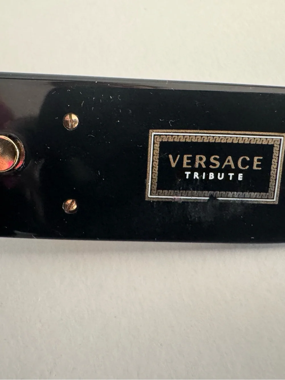 Versace VE4353 Tribute Collection Medusa Black Gold Sunglasses 51-26-140 + Case